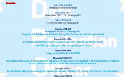 Il GDPR a cinque anni dalla sua applicazione. L’impatto delle nuove tecnologie tra privacy e cybersicurezza, intelligenza artificiale e Quantum Computing