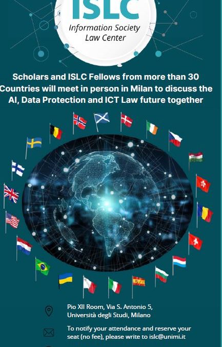 Information Society Law Center international conference on AI, Data Protection and ICT Law future