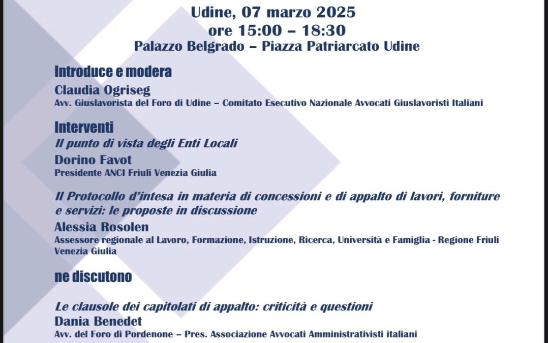 Appalti pubblici e diritti delle donne: i capitolati alla prova della “emergenza” sulla parità