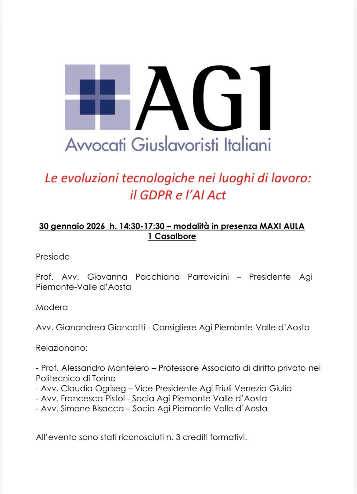 Evoluzioni tecnologiche nei luoghi di lavoro: GDPR e AI act